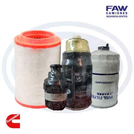 KIT DE FILTROS FAW DE 4 TONELADAS (TIGER 4T) (MOTOR CUMMINS)